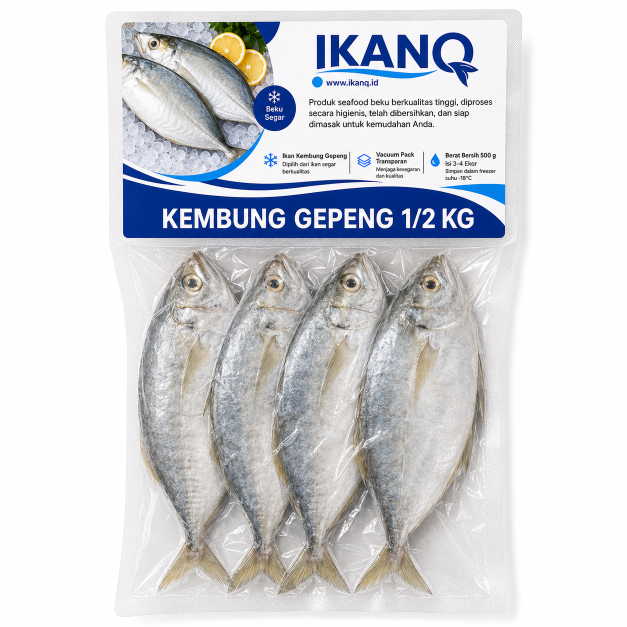 Kembung Gepeng 1/2 Kg